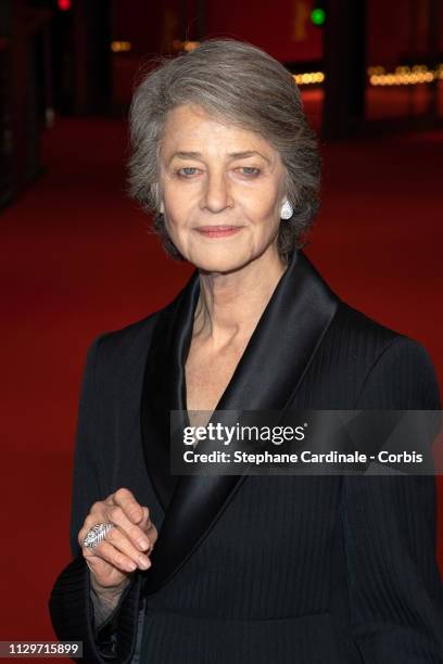 Charlotte Rampling attends the Hommage Charlotte Rampling Honorary Golden Bear award ceremony during the 69th Berlinale International Film Festival...