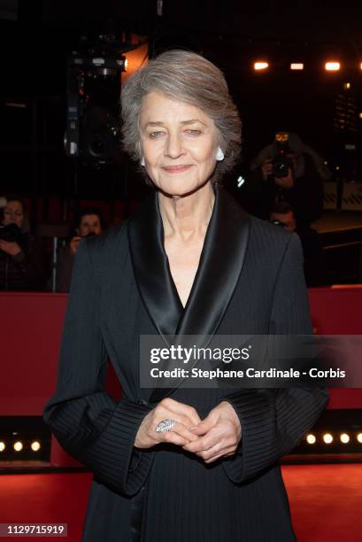 Charlotte Rampling attends the Hommage Charlotte Rampling Honorary Golden Bear award ceremony during the 69th Berlinale International Film Festival...