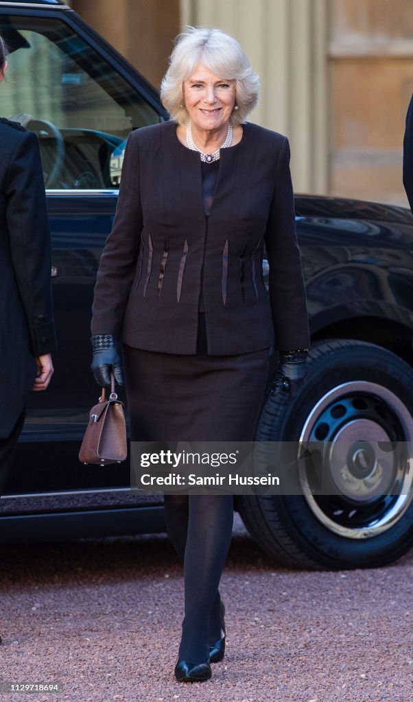 The Duchess Of Cornwall Hosts A Reception For The London Taxi Drivers' Charity For Children