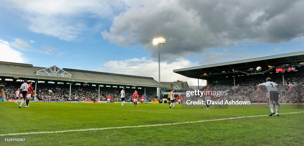 Fulham v Manchester United at Craven Cottage Premier League 2005