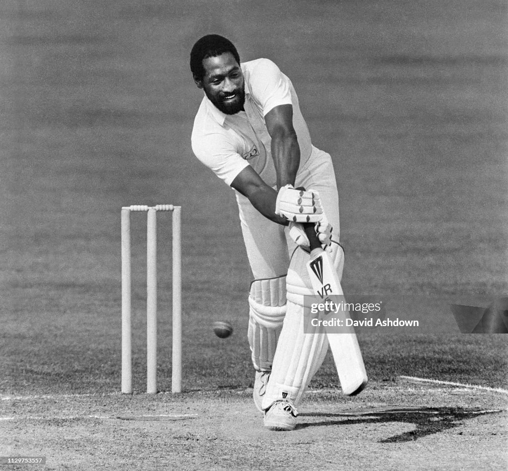 Viv Richards playing for Somerset 1985