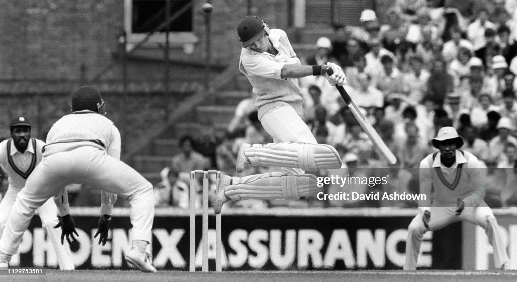 Cricket 5th test England v West Indies at the Oval 1984