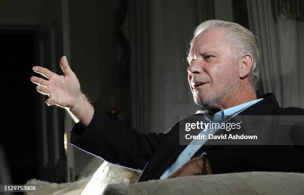 DAVID GOLD WEST HAM CHAIRMAN AT HOME 20/9/2011.