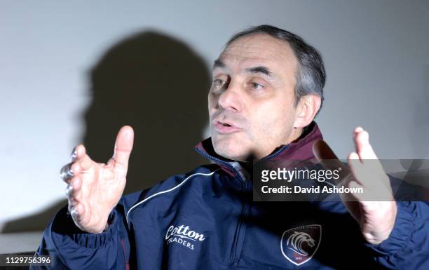 Marcelo Loffreda Head Coach of Leicester Tigers. 2/1/2008.