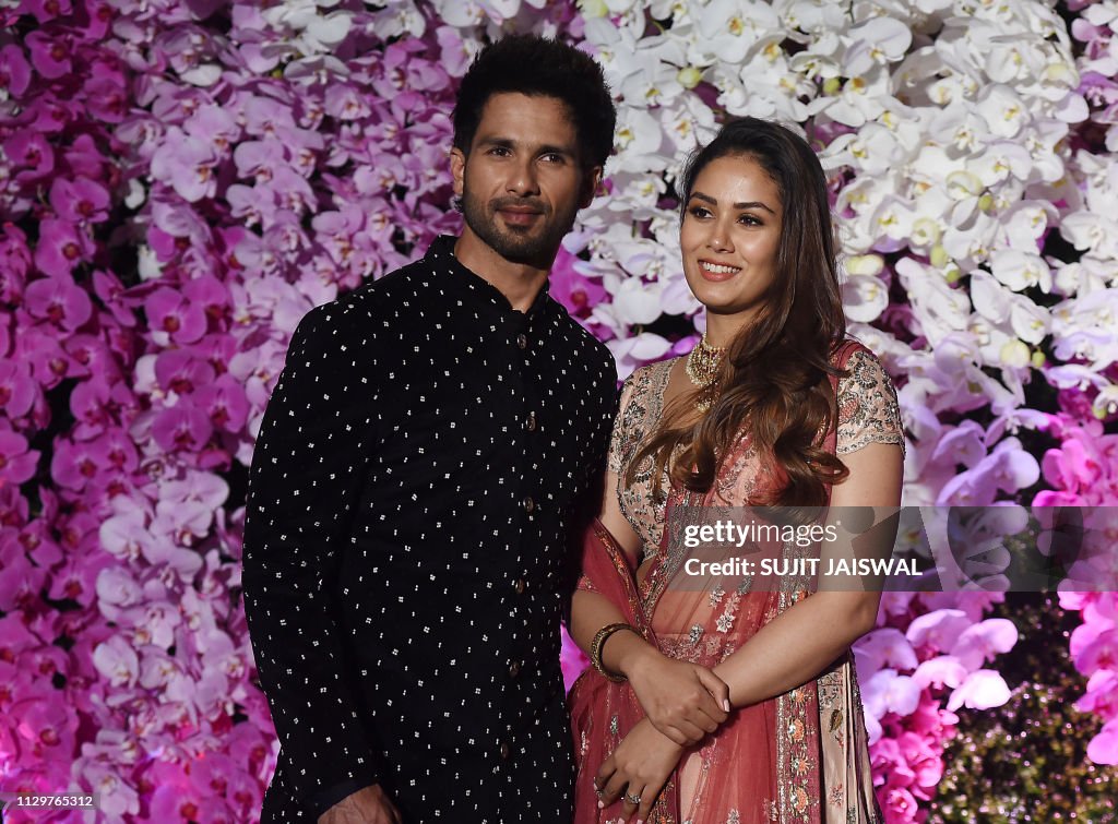 Meer Rajpar Indian Bollywood actor Shahid Kapoor with his wife Meera Rajput... News ...