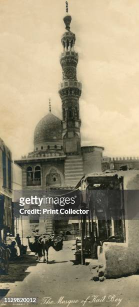 Cairo - The Mosque of Kait Bey', circa 1918-circa 1939. From an album of postcards. Artist Unknown.