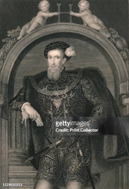 Henry Howard, Earl of Surrey', circa 1546, . Portrait of Howard , an English aristocrat and poet, who was executed for treason by King Henry VIII in...