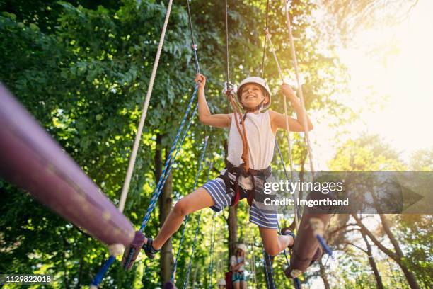 Kids Ropes Course Photos and Premium High Res Pictures - Getty Images