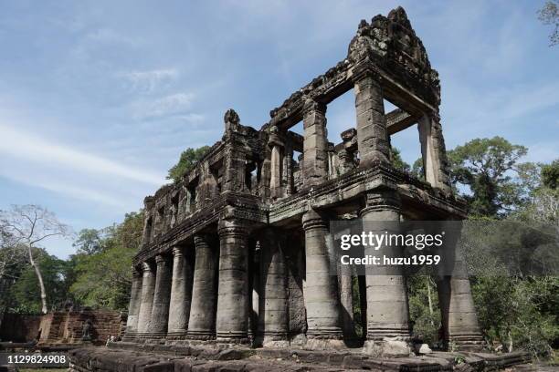 preah khan, siem reap, cambodia - 遺跡 stock pictures, royalty-free photos & images