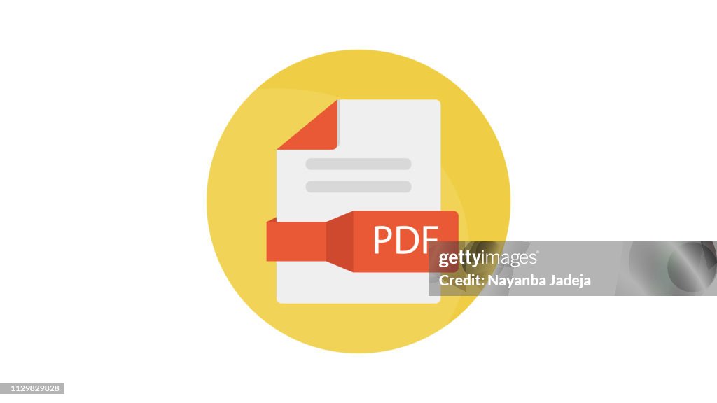 Document pdf file icon