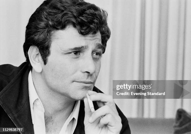 American actor Peter Falk , UK, 28th October 1968.