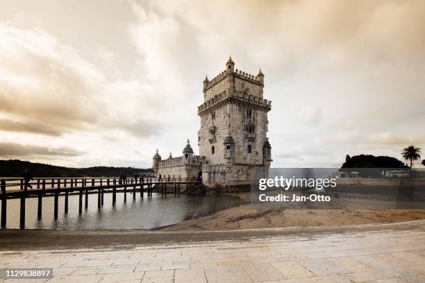 torre belem, lisbona - faro city portugal foto e immagini stock