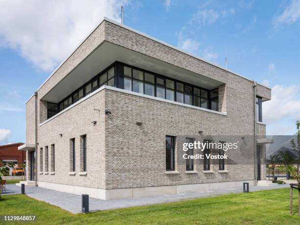 exterior of the office building in germany - secret headquarters stock pictures, royalty-free photos & images