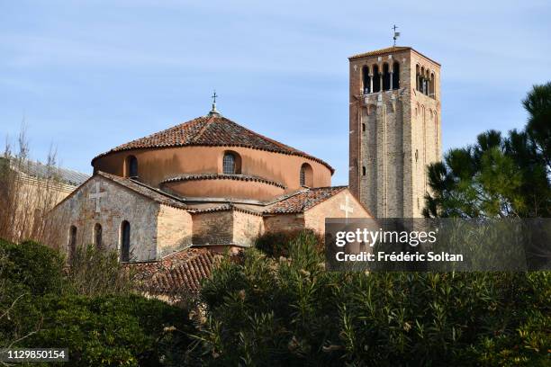 The Church of Santa Fosca in Torcello Island, Venice Lagoon in Venice on February 07 Italy.