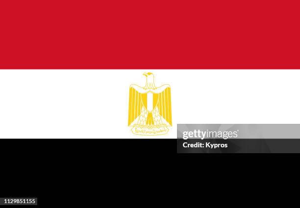 egypt flag - todas as bandeiras do médio oriente imagens e fotografias de stock