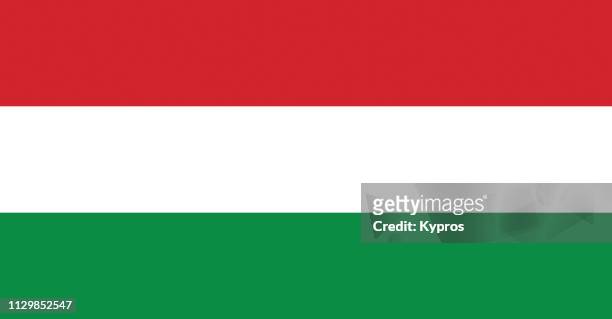 hungary flag - ungarn stock-fotos und bilder
