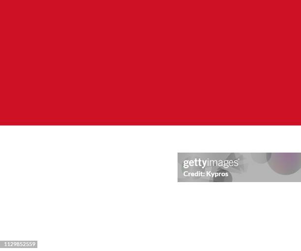 indonesia flag - bandera indonesia fotografías e imágenes de stock