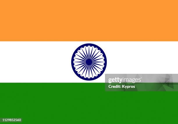 india flag - india stock-fotos und bilder