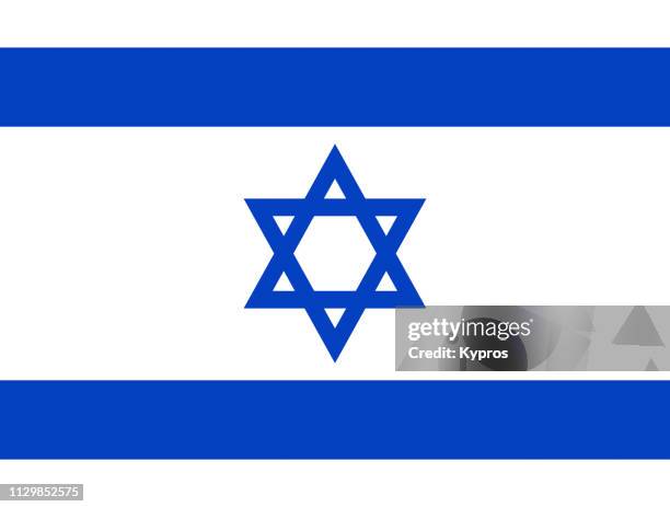 israel flag - israelí fotografías e imágenes de stock