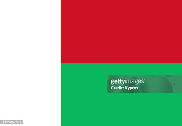 madagascar flag - malgache photos et images de collection