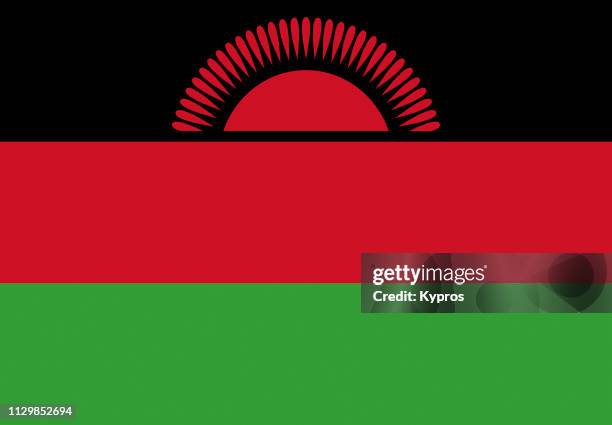 malawi flag - malawi stock pictures, royalty-free photos & images