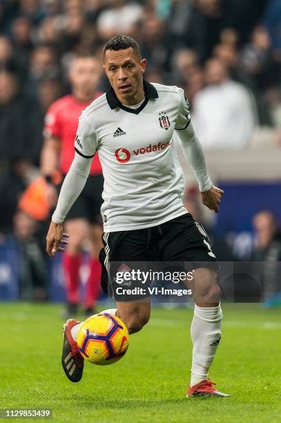 Adriano Correia Claro of Besiktas JK during the Turkish Spor Toto Super Lig football match between Besiktas JK and Atiker Konyaspor on March 10, 2019...