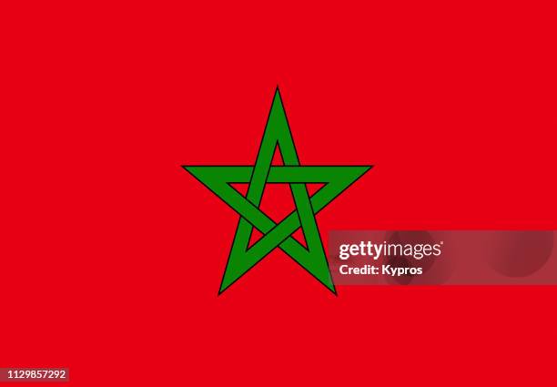 morocco flag - morrocco stock pictures, royalty-free photos & images