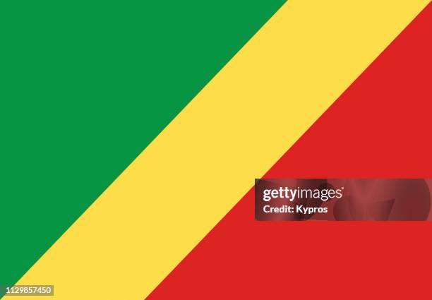 republic of the congo flag - コンゴ共和国 ストックフォトと画像