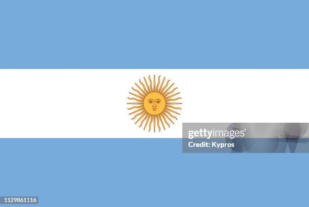 argentina flag - argentinische flagge stock-fotos und bilder