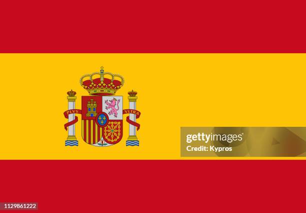 spain - flagga bildbanksfoton och bilder