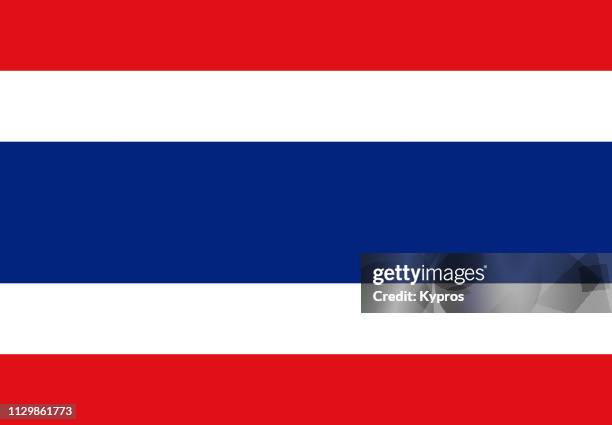 thailand flag - thailand fotografías e imágenes de stock