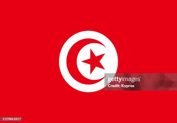 tunisia flag - チュニジア ストックフォトと画像