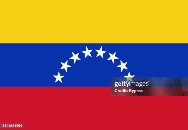 venezuela flag - venezuela stockfoto's en -beelden
