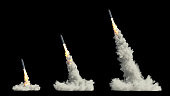 Ballistic launch rocket