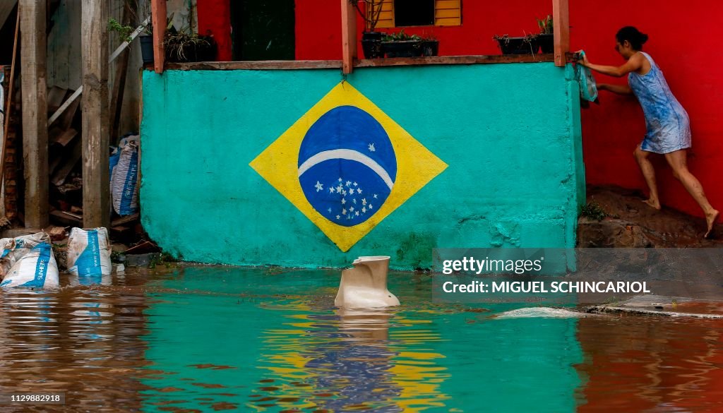 BRAZIL-WEATHER-FLOODS