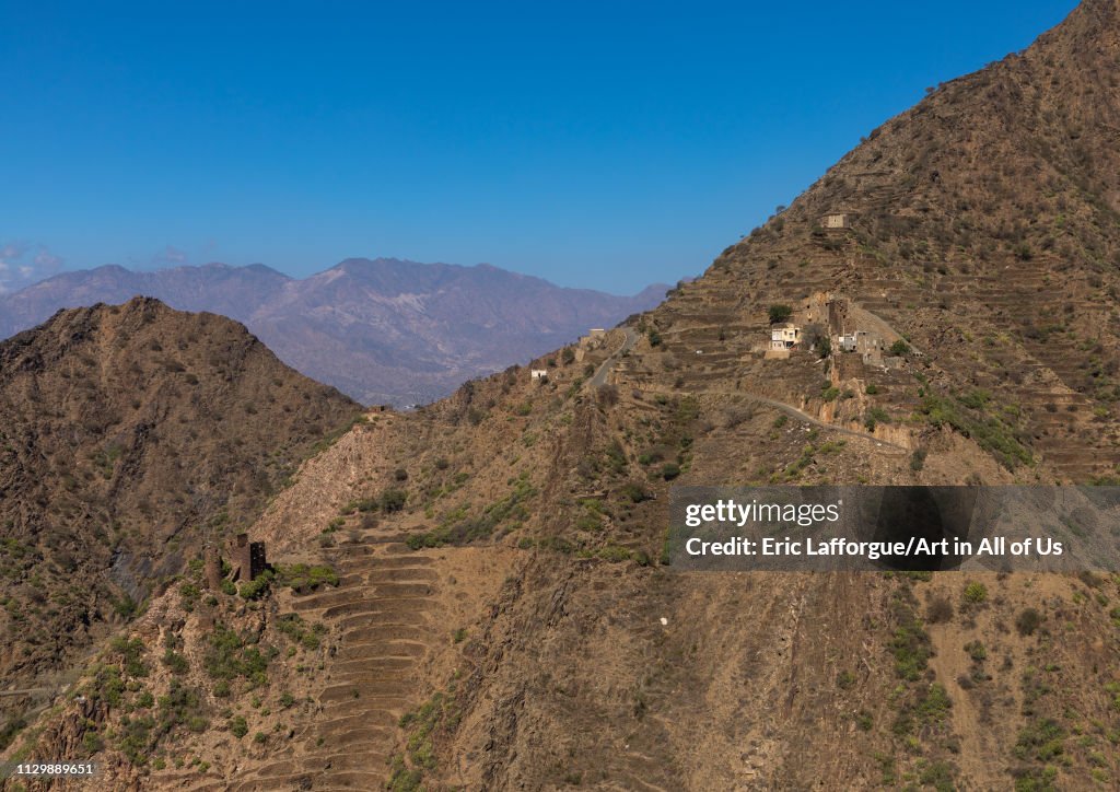 Village in the mountains, Jizan Province, Addayer, Saudi Arabia...