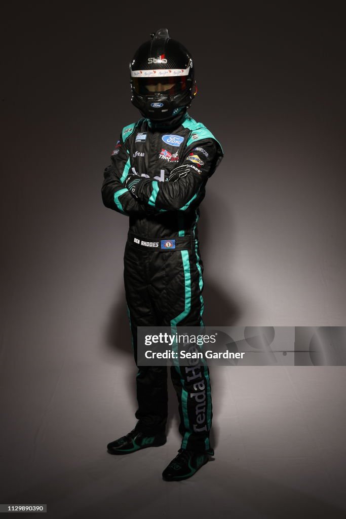 Ron Rhodes Driver Ben Rhodes poses for a photo at Daytona International Speedway on ...