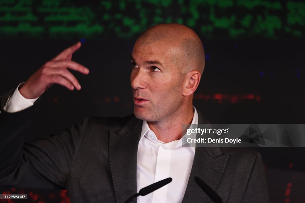 Real Madrid Unveil New Manager Zinedine Zidane