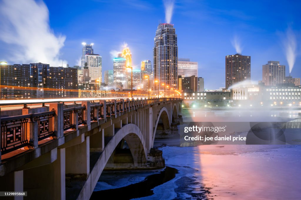 Polar Vortex, Minneapolis, Minnesota, America