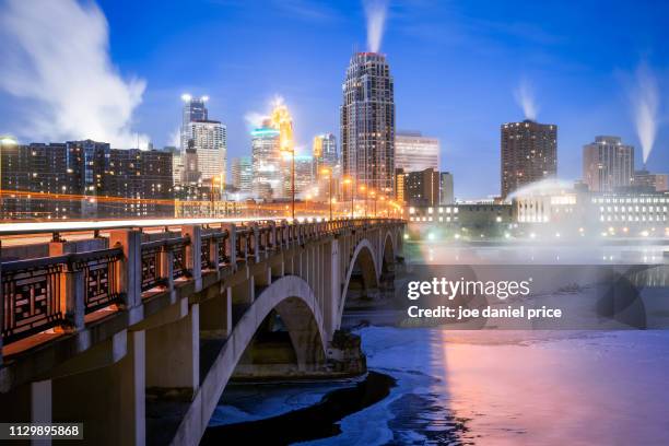 polar vortex, minneapolis, minnesota, america - minneapolis 個照片及圖片檔