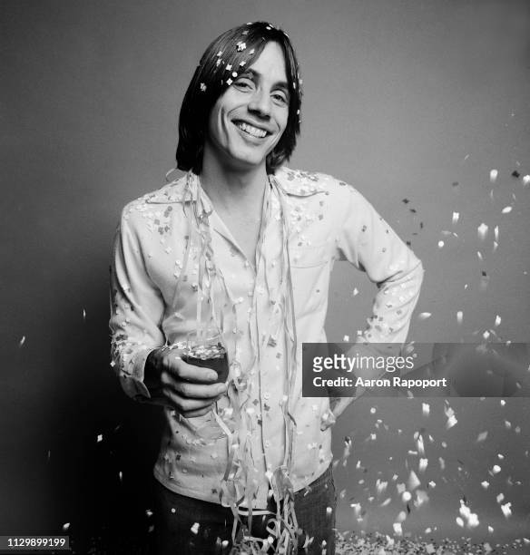 Singer songwriter legend Jackson Browne poses for a New Years portrait in December 1978 in Los Angeles, California.