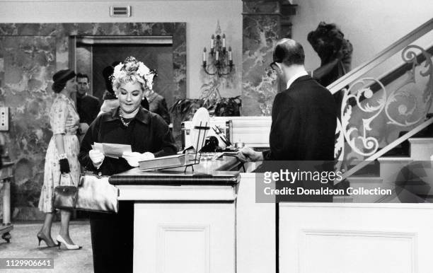 Actress Ann Sothern in a scene from a movie in circa 1958.