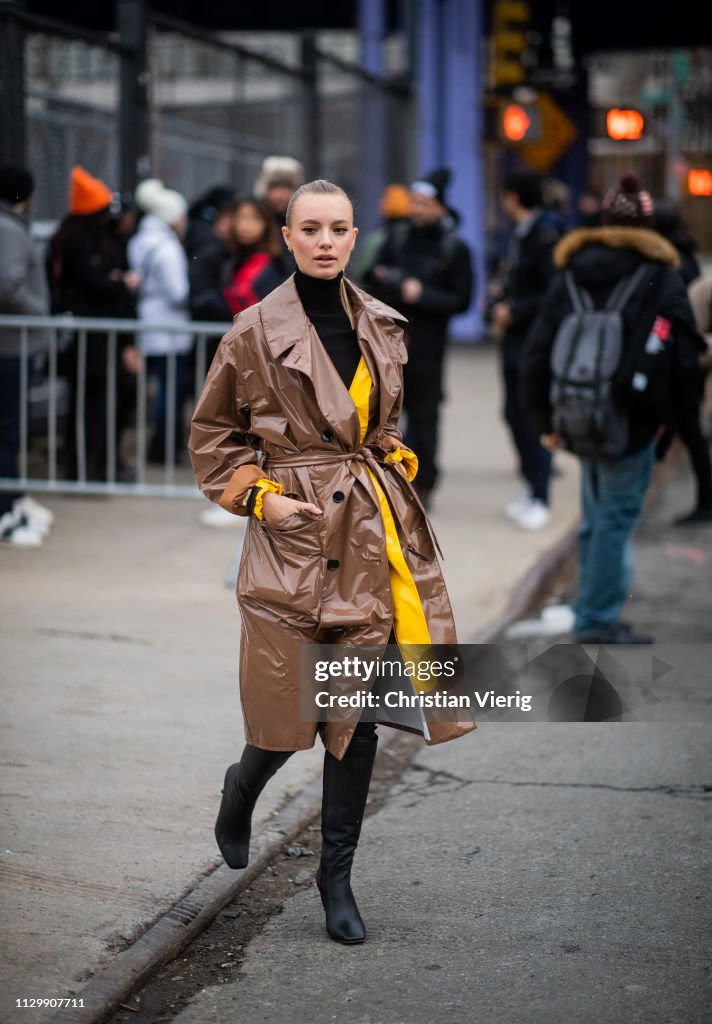 Street Style - New York Fashion Week February 2019 - Day 7