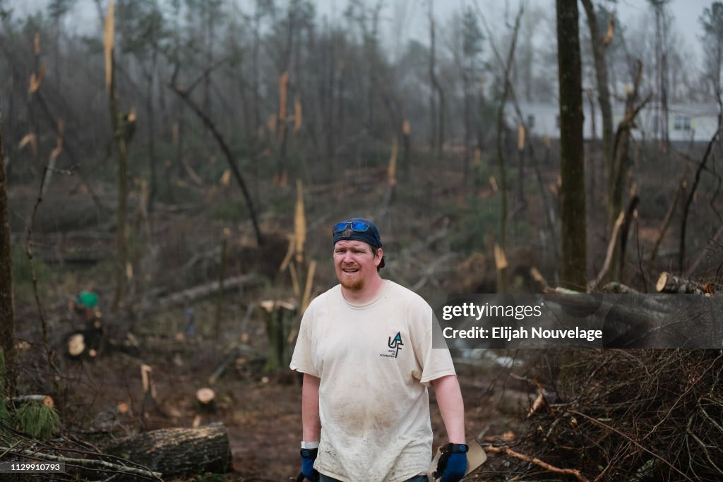 Alabama Residents Continue Clean-Up After Tornadoes Claimed 23 Lives And Caused Widespread Damage
