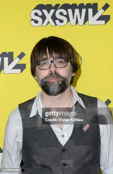 Joe Hill attends SXSW 2019 "Nos4a2" Screening and Panel on March 11, 2019 in Austin, Texas.