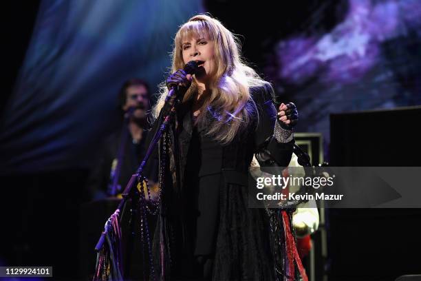 Stevie Nicks of Fleetwood Mac performs onstage during Fleetwood Mac In Concert at Madison Square Garden on March 11, 2019 in New York City.