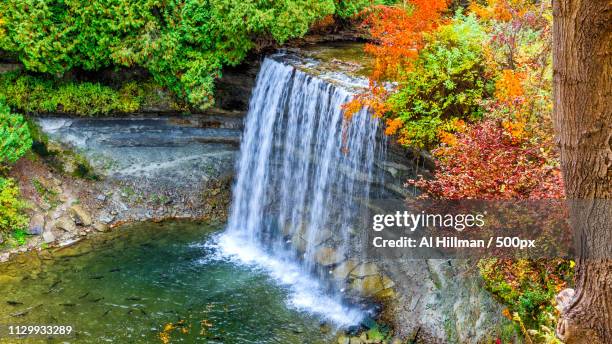 manbridal-veil2 - manitoulin stock pictures, royalty-free photos & images