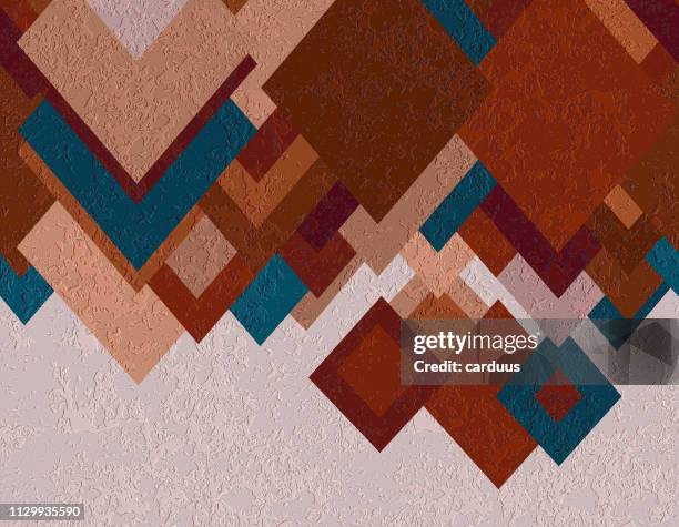 rhombic textured background - blanket background stock illustrations