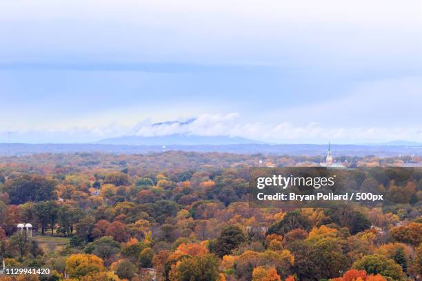 winston-salem in fall colors - winston salem stock pictures, royalty-free photos & images