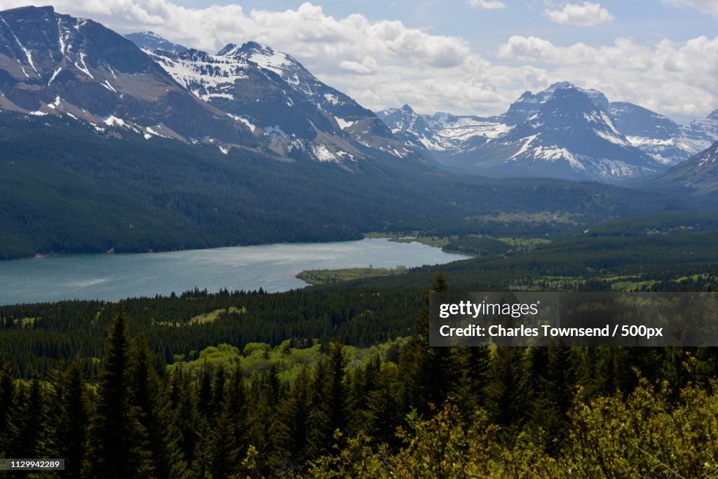 High Above Lower Two Medicine Lake